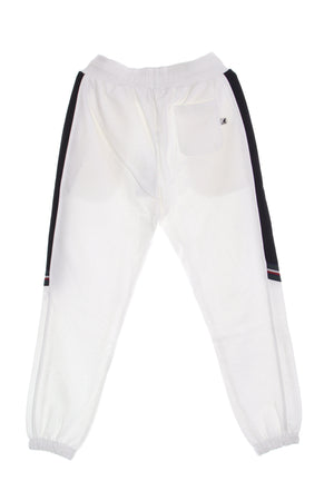 KANGOL Pantalone Tuta Leggero Uomo Heritage Taped Sweat Pant Off White da uomo