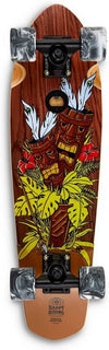 Cruiser Skateboard GHETTOBLASTER CRUISER TIKI TOTEM  MOGANO 26 7,25