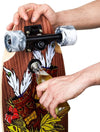 Cruiser Skateboard GHETTOBLASTER CRUISER TIKI TOTEM  MOGANO  FISHTAIL 30 9