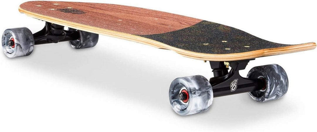 Cruiser Skateboard GHETTOBLASTER CRUISER TIKI TOTEM  MOGANO  FISHTAIL 30" 9"