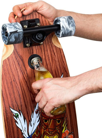 Cruiser Skateboard GHETTOBLASTER CRUISER TIKI TOTEM  MOGANO FISH TAIL 33" 9.5"