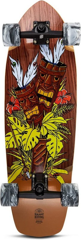 Surfskate GHETTOBLASTER SURFSKATE  TR  TIKI TOTEM  MOGANO  32 9.875