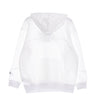 Nike Felpa Leggera Cappuccio Donna Sportswear Air Fleece Hoodie White/white/black da donna