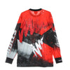 MITCHELL & NESS Maglietta Manica Lunga Uomo Nba Hyper Hoops Moto L/s Hardwood Classics Chibul Red da uomo