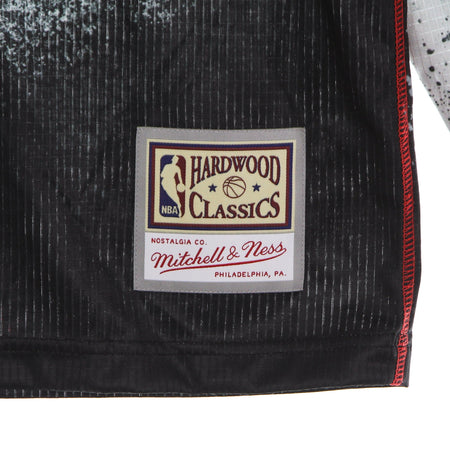 MITCHELL &amp; NESS Maglietta Manica Lunga Uomo Nba Hyper Hoops Moto L/s Hardwood Classics Chibul Red da uomo