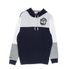 MITCHELL & NESS Felpa Cappuccio Uomo Ncaa Fusion Fleece 2.0 Geohoy Navy/white da uomo