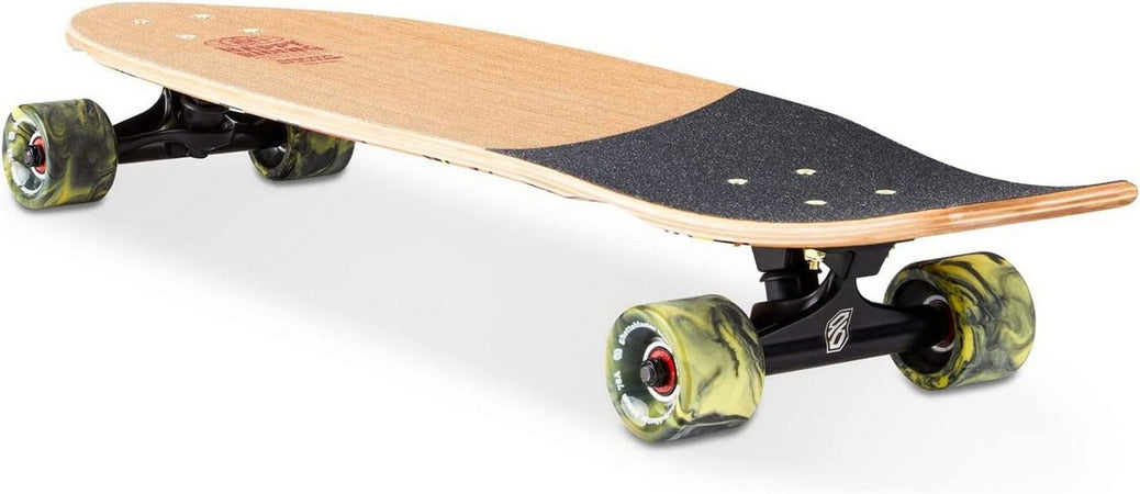 Cruiser Skateboard GHETTOBLASTER CRUISER GEROGLIFIC  FISHTAIL TEAK  30" 9"