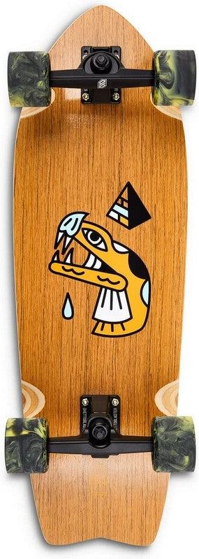 Surfskate GHETTOBLASTER SURFSKATE  SNAKE HEAD TEAK  30 9.75