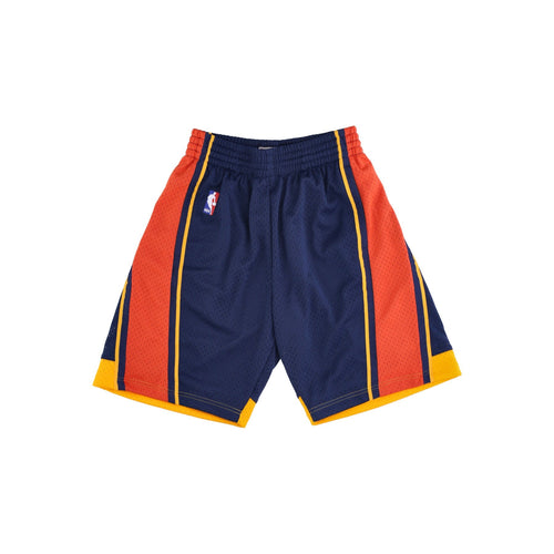 MITCHELL & NESS Pantaloncino Basket Uomo Nba Swingman Shorts Hardwood Classics Golwar Original Team Colors da uomo