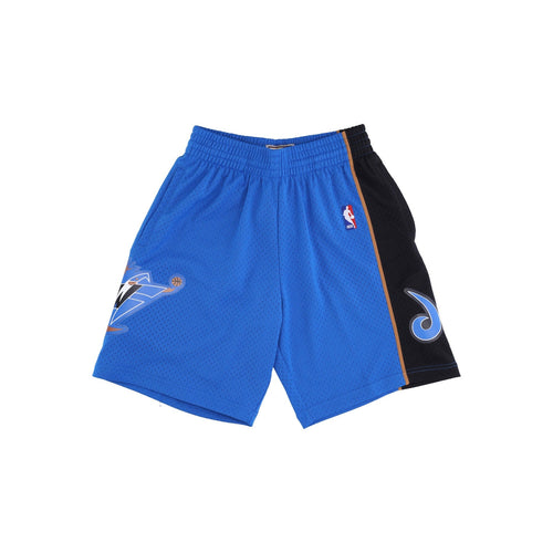 MITCHELL & NESS Pantaloncino Basket Uomo Nba Swingman Shorts Hardwood Classics Waswiz Original Team Colors da uomo