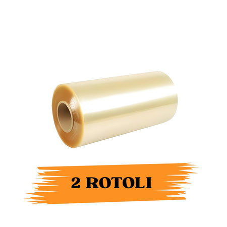 EcoPrice® Pellicola Trasparente Alimentare In Pvc Rotolo Da 1500m X 40 Cm Bobina Super Resistente 2 RotolI