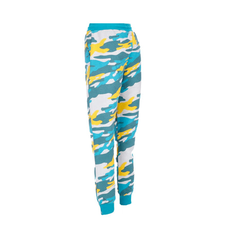 STAPLE Pantalone Tuta Felpato Uomo Underhill Camo Sweatpant Teal da uomo