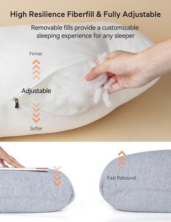 Cuscino gravidanza a forma di J Momcozy