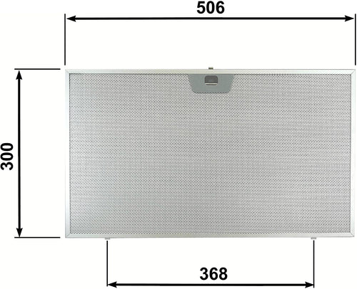 FILTRO ALLUMINIO PER CAPPA ELECTROLUX 4055135349 FRANKE 133.0059.015 FABER SMEG