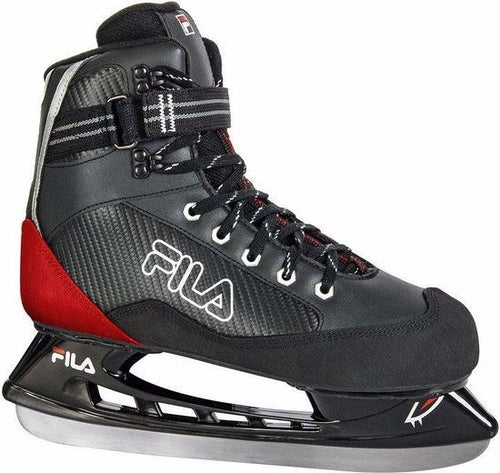 Fila Pattini da ghiaccio Viper RTL, Nero-Rosso