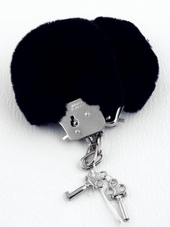 Manette Peluche Love Cuffs Nero
