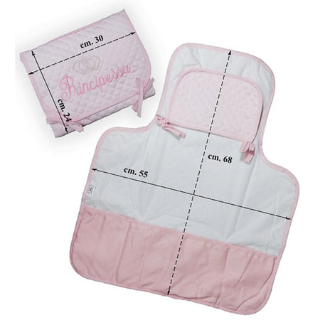 Fasciatoio da viaggio pieghevole Baby Principessa