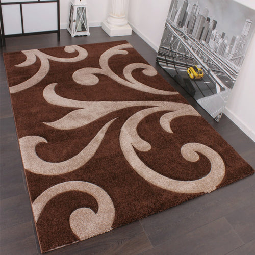 Tappeto Arredo a Pelo Corto Design Colori Assortiti