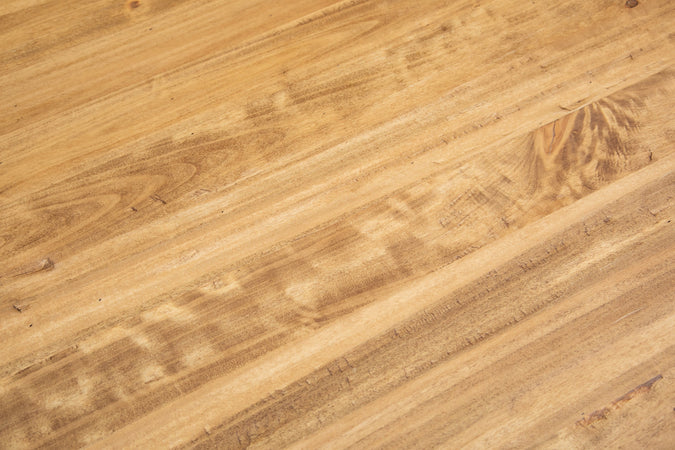 Biscottini Tavolo allungabile Country in legno massello di tiglio finitura naturale. Made in Italy