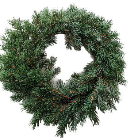 Corona retro dietro porta ghirlanda natalizia ø 38 cm da decorare con luci e palline