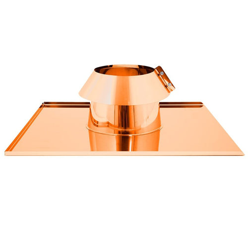 Faldale in rame da 150mm modello per tetti piani