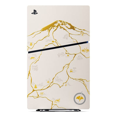 PS5 Console 1TB Disc Ghost Of Yotei Gold Limited Edition White Slim ITA