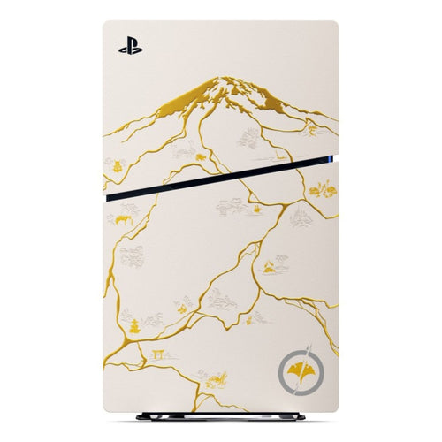 PS5 Console 1TB Disc Ghost Of Yotei Gold Limited Edition White Slim ITA