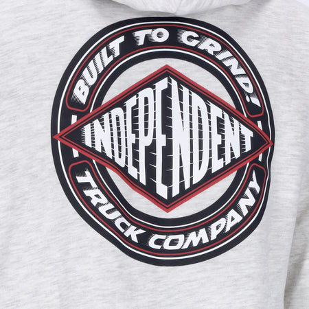 INDEPENDENT Felpa Cappuccio Uomo Btg Shear Hood Athletic Heather da uomo