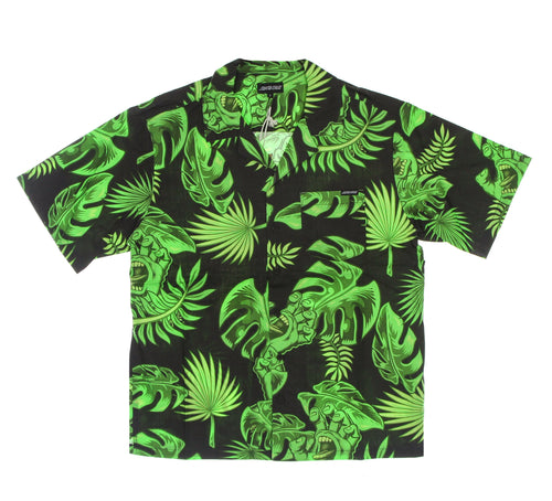 SANTA CRUZ Camicia Manica Corta Uomo Cabana Shirt Black da uomo