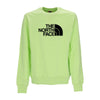 THE NORTH FACE Felpa Leggera Girocollo Uomo Drew Peak Crewnwck Light Sharp Green da uomo