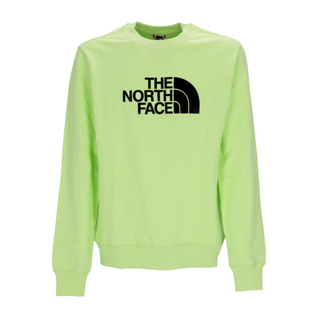 THE NORTH FACE Felpa Leggera Girocollo Uomo Drew Peak Crewnwck Light Sharp Green da uomo
