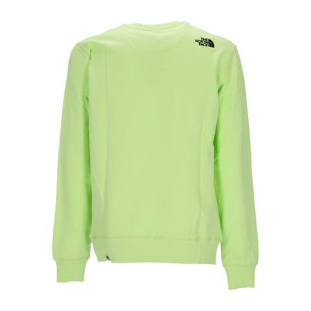 THE NORTH FACE Felpa Leggera Girocollo Uomo Drew Peak Crewnwck Light Sharp Green da uomo