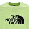 THE NORTH FACE Felpa Leggera Girocollo Uomo Drew Peak Crewnwck Light Sharp Green da uomo