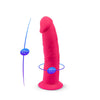 SilexD vibratore dildo vibrante fallo in silicone doppia densità con telecomando wireless 17,5 cm