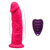 SilexD vibratore dildo vibrante fallo in silicone doppia densità con telecomando wireless 17,5 cm