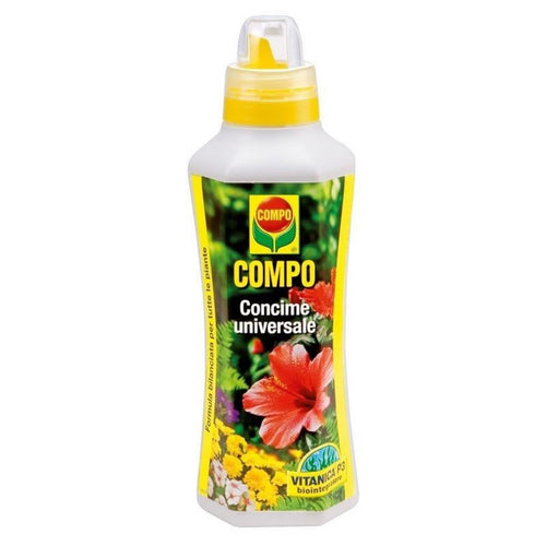 Concime liquido Universale da Giardino e Balcone fertilizzante per fioriture abbondanti 1 lt