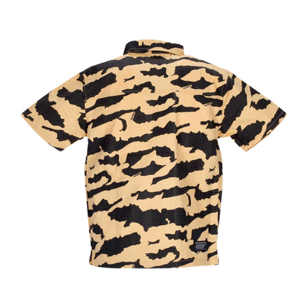 5TATE OF MIND Camicia Manica Corta Uomo Retrofuture Shirt Peach Camo da uomo