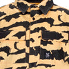 5TATE OF MIND Camicia Manica Corta Uomo Retrofuture Shirt Peach Camo da uomo