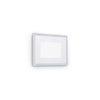 Faretto Moderno Indio Alluminio Bianco Led 5W 3000K Luce Calda