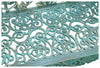 Biscottini Panchina Liberty in ghisa finitura verde anticata L110xPR56xH86 cm Robusta