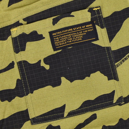 5TATE OF MIND Pantalone Corto Uomo Retrofuture Combat Shorts Military Camo da uomo