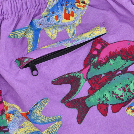OBEY Pantaloncino Uomo Easy Fishbowl Short Lavender Silk Multi da uomo