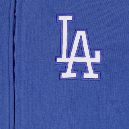 47 BRAND Felpa Leggera Collo Alto Uomo Mlb Helix Track Jacket Losdod Royal da uomo