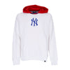 47 BRAND Felpa Leggera Cappuccio Uomo Mlb Helix Hood Neyyan White/red/blue da uomo
