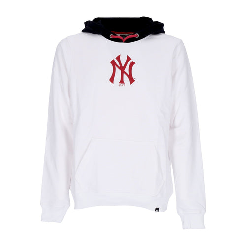 47 BRAND Felpa Leggera Cappuccio Uomo Mlb Helix Hood Neyyan White/black/red da uomo