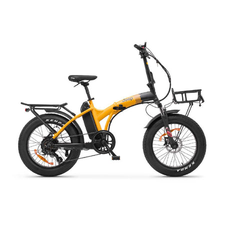 JEEP SONORAN (JE-BI-220004) FOLDING FAT E-BIKE (NERO/GIALLO) - BICICLETTA ELETTRICA - RUOTE 20""X4"" - MOTORE BAFANG 250W 48V- BATTERIA 48V 12.8AH - DISPLAY LCD - FRENI A DISCO IDRAULICO - AUTONOMIA FINO AD 80KM