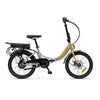 LANCIA Y BRIO (LN-BI-220004 ) FOLDING CITY E-BIKE (SILVER/GOLD) - BICICLETTA ELETTRICA - RUOTE 20X1.95 Kenda - MOTORE BAFANG 250W 36V - BATTERIA 36V 7.8AH - SUPERLEGGERA - AUTONOMIA FINO AD 60KM