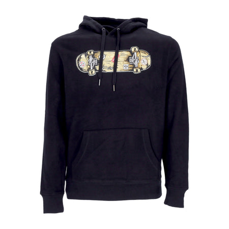 C1RCA Felpa Cappuccio Uomo Skateboard Hood Black da uomo