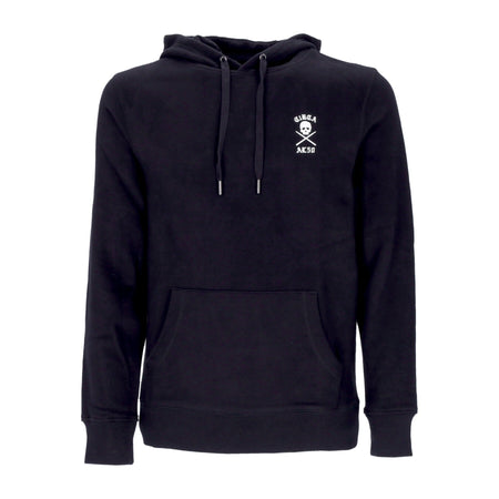 C1RCA Felpa Cappuccio Uomo Al 50 Skull Hood Black/white da uomo