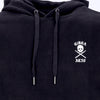C1RCA Felpa Cappuccio Uomo Al 50 Skull Hood White/black da uomo